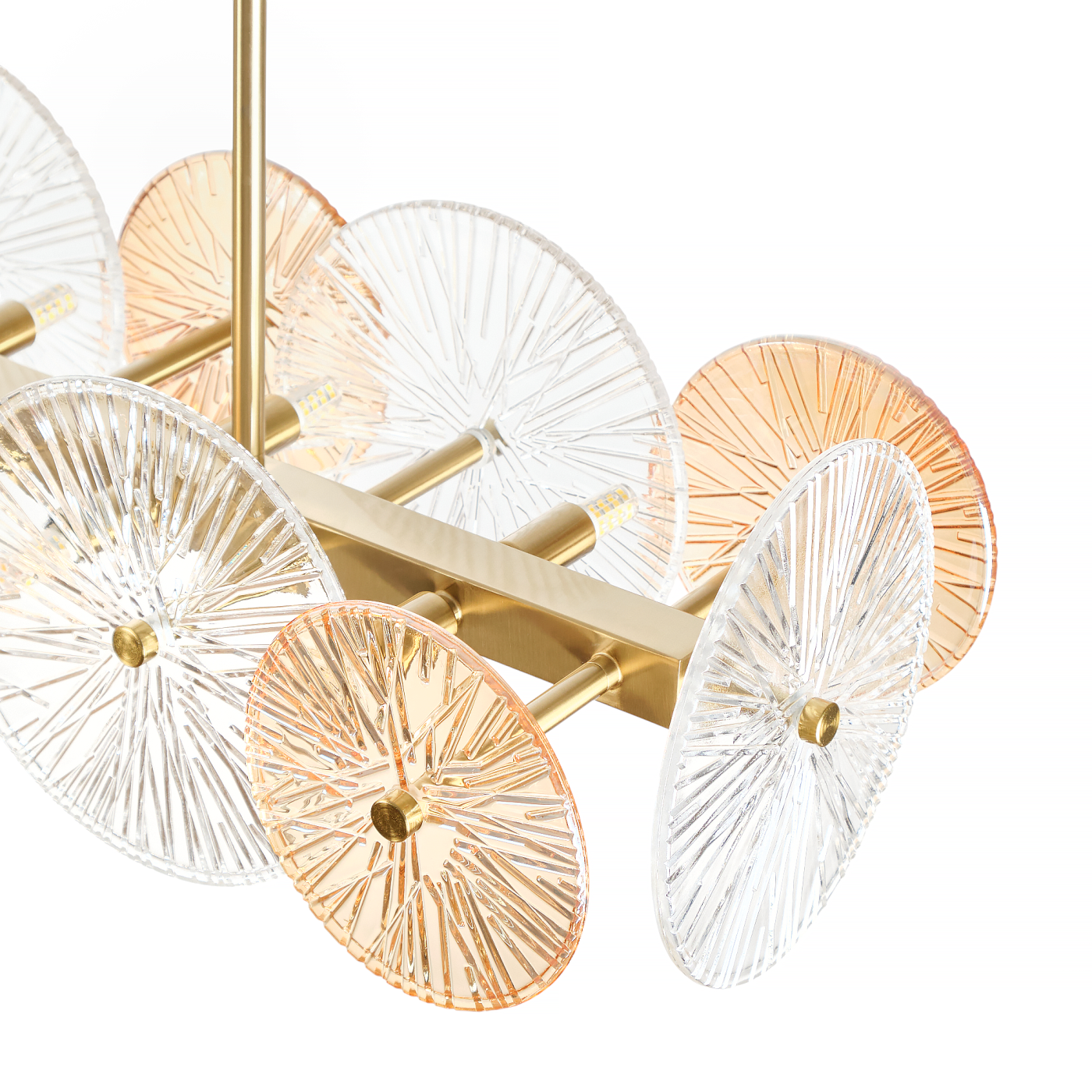 Люстра на штанге MyFar Fiona MR2532-12P