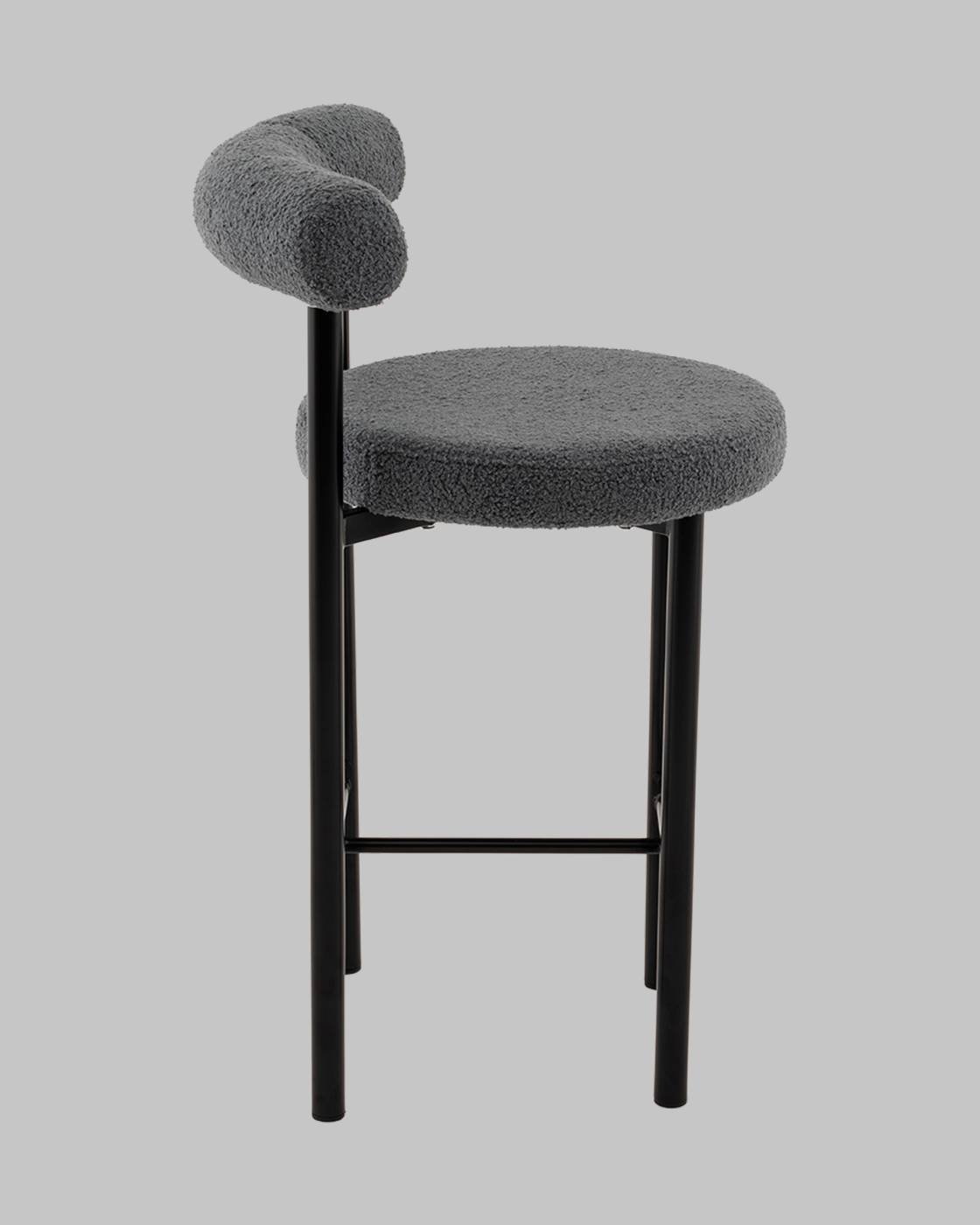 Полубарный стул Stool Group vd-plb-floreo-fl-grey