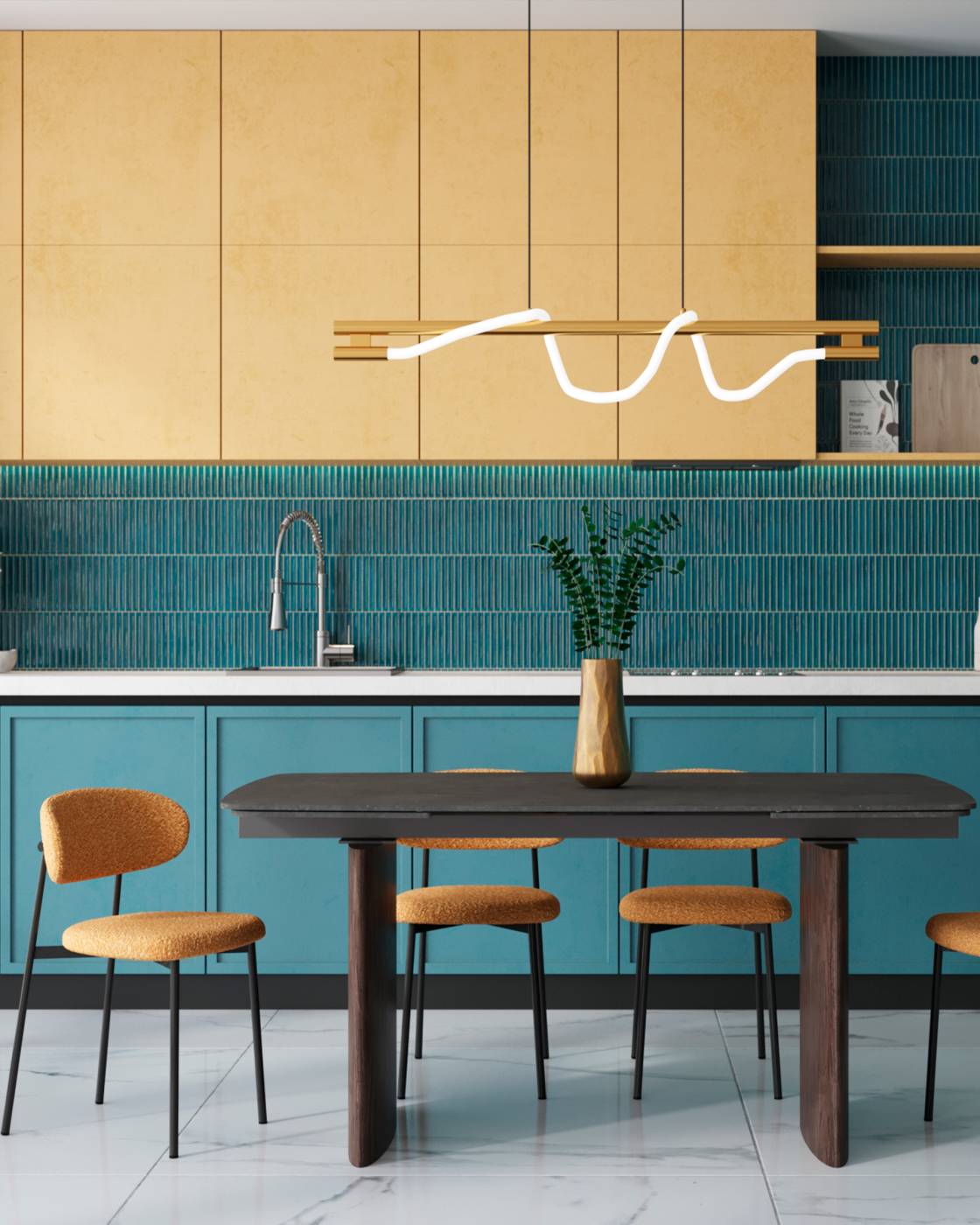 Обеденный стул Stool Group Sevyn 9102 yellow UF998-7