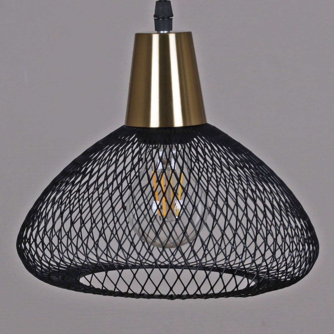 Подвесной светильник Reluce 03204-3.9-01 BK+COPPER