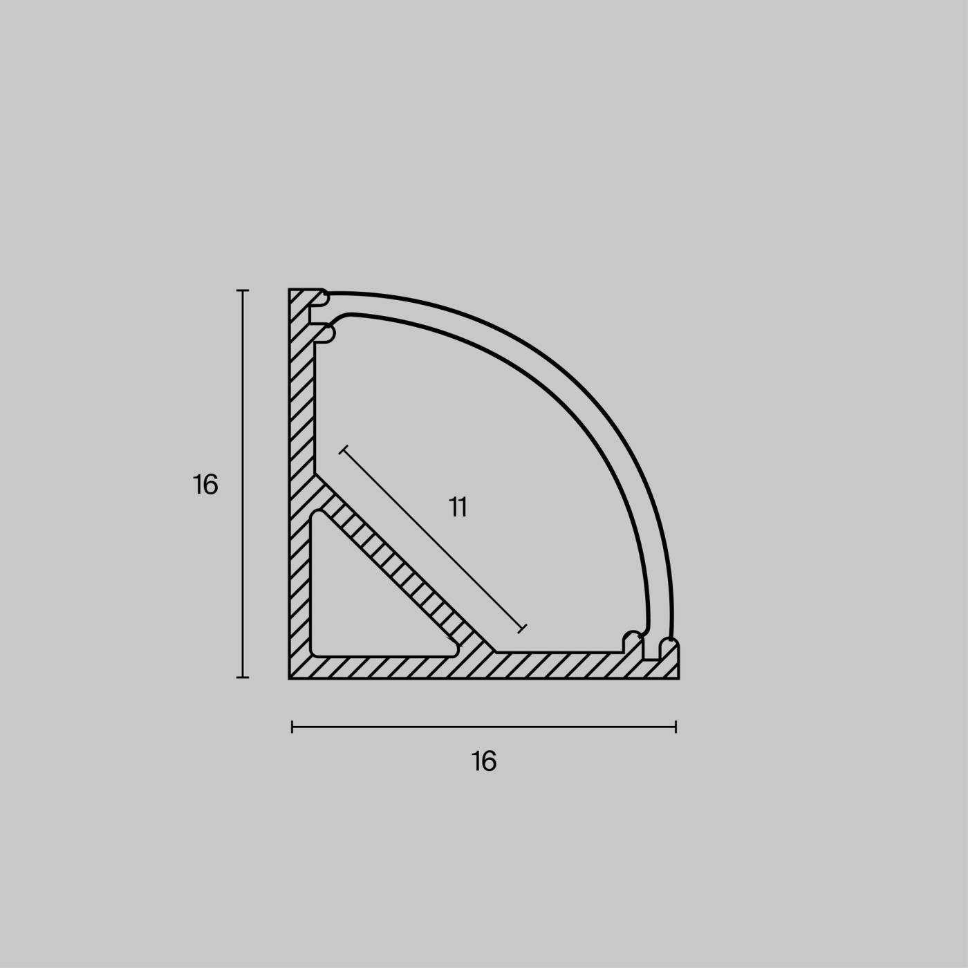 ALM008S-2M Профиль Maytoni ALM008S-2M