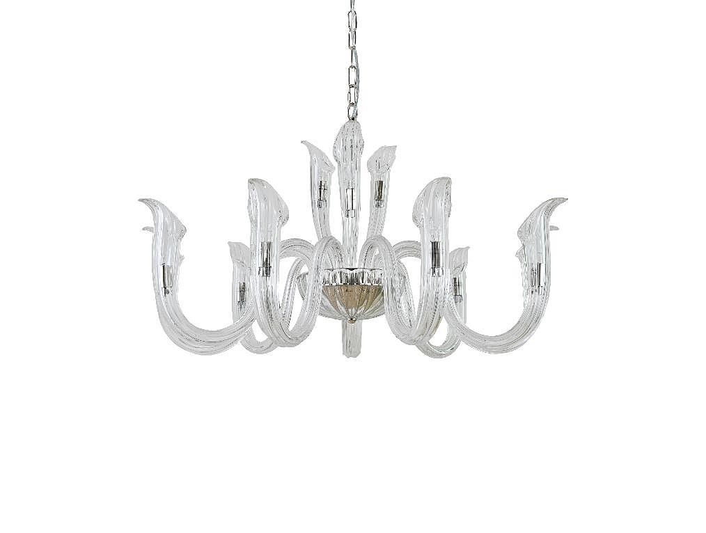 Подвесная люстра Newport Lilia 3653+9/С nickel