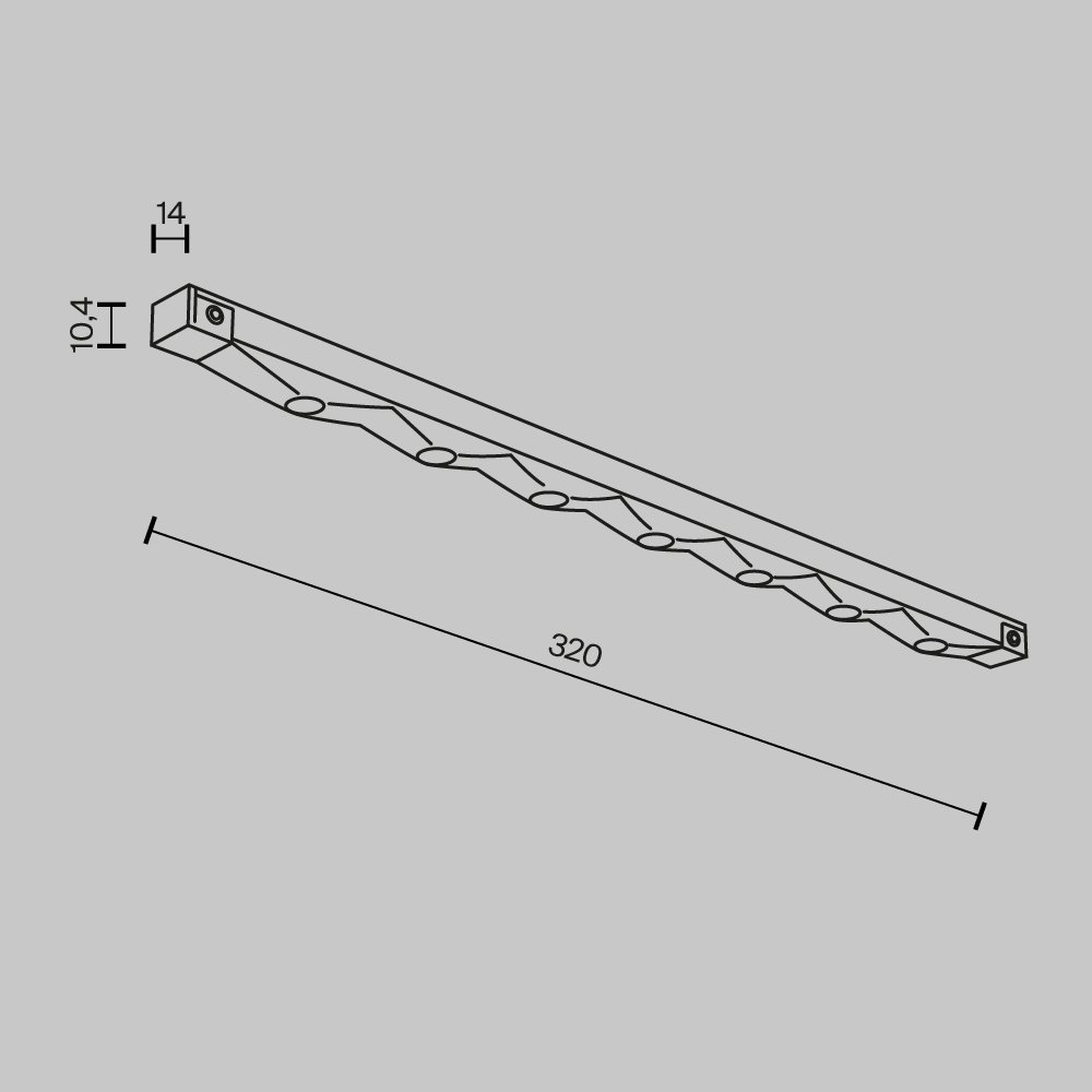 TR175-1-12WTW-M-B Трековый светильник Maytoni Spiky TR175-1-12WTW-M-B