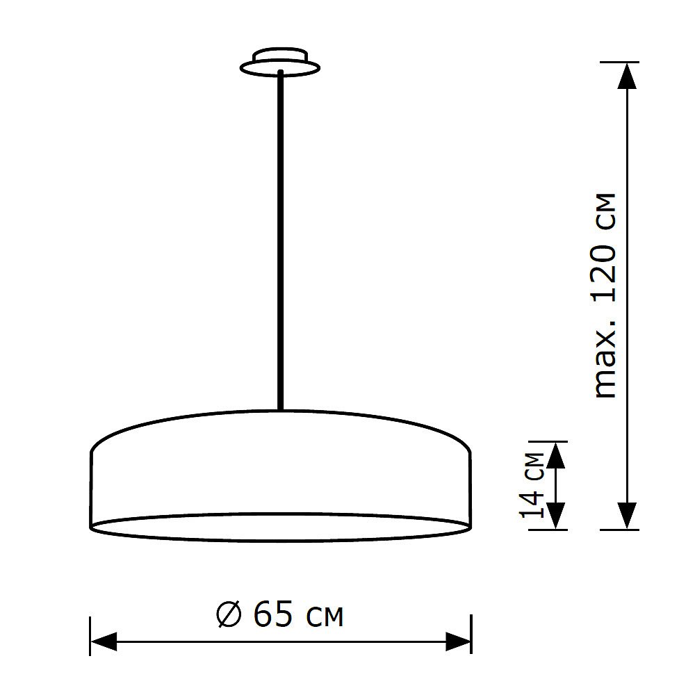LH022025 Светильник подвесной LightHall Turdan 65 LH022025