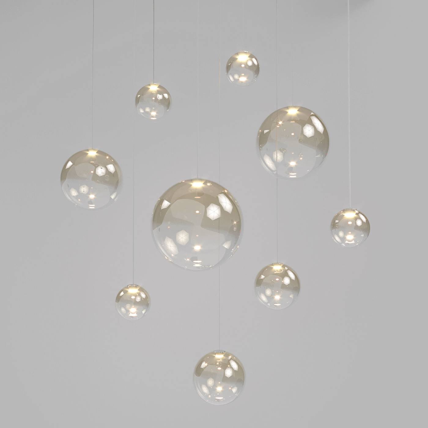 Светильник подвесной Eurosvet Wonder 50231/1 LED янтарный