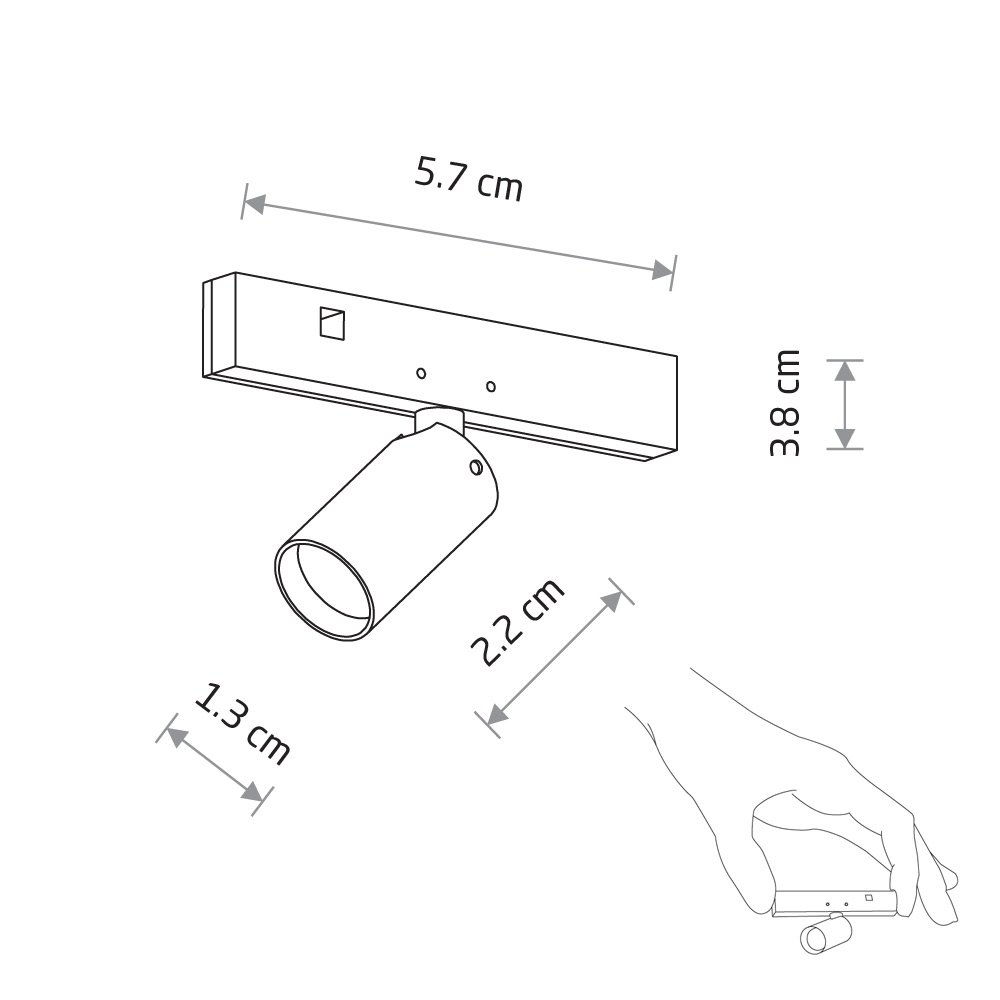 Трековый светильник Nowodvorski Nano 11712