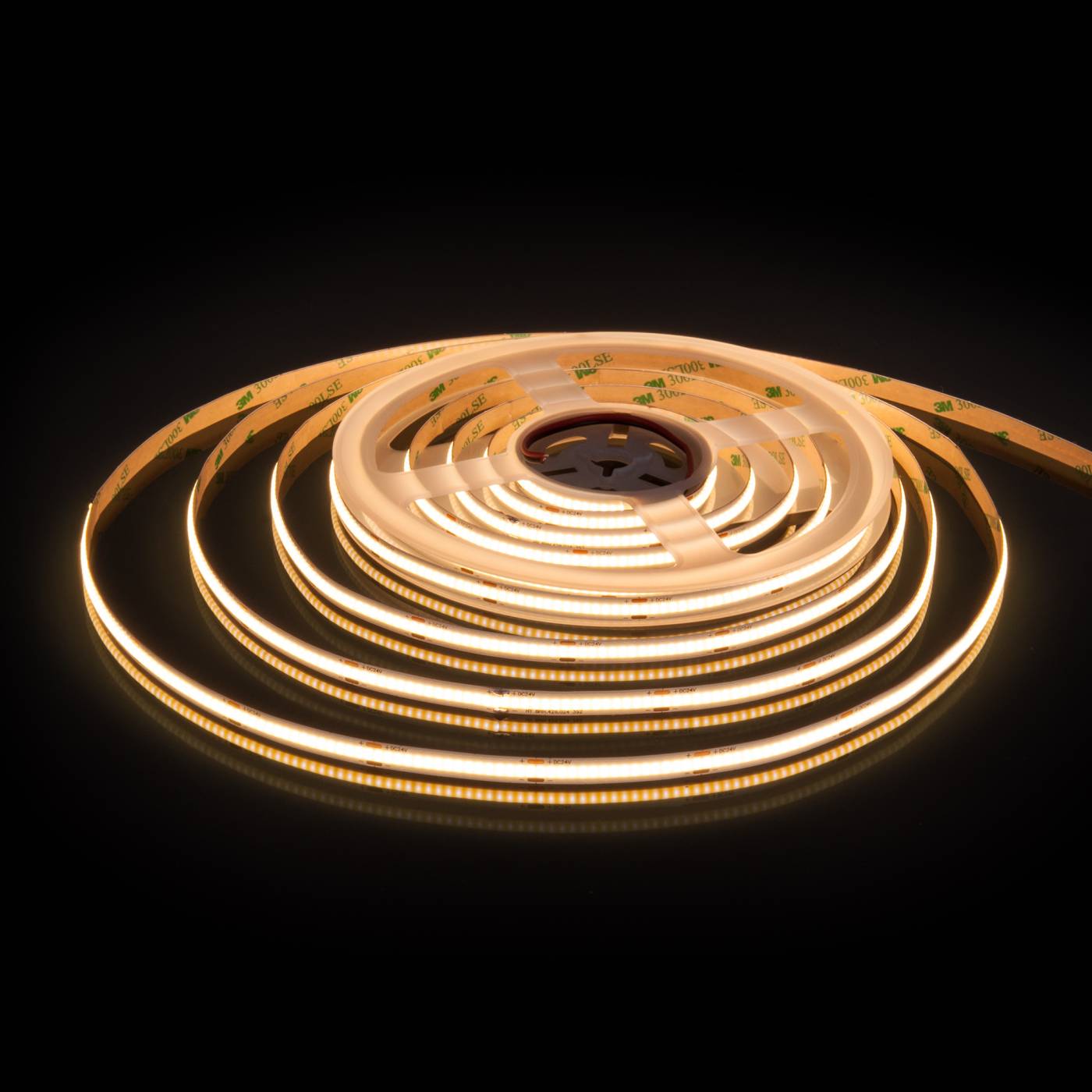 LED лента Elektrostandard 24V 352Led 11W IP20 Лента светодиодная 352Led 11W IP20 3300K теплый белый (COB 24V 352Led 11W IP20) a053666