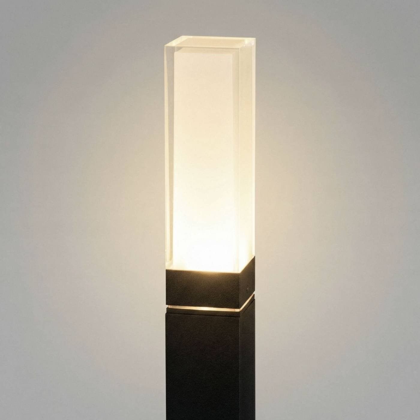 1537 TECHNO LED 3000K чёрный Наземный фонарь Techno Elektrostandard 1537 TECHNO LED 3000K чёрный