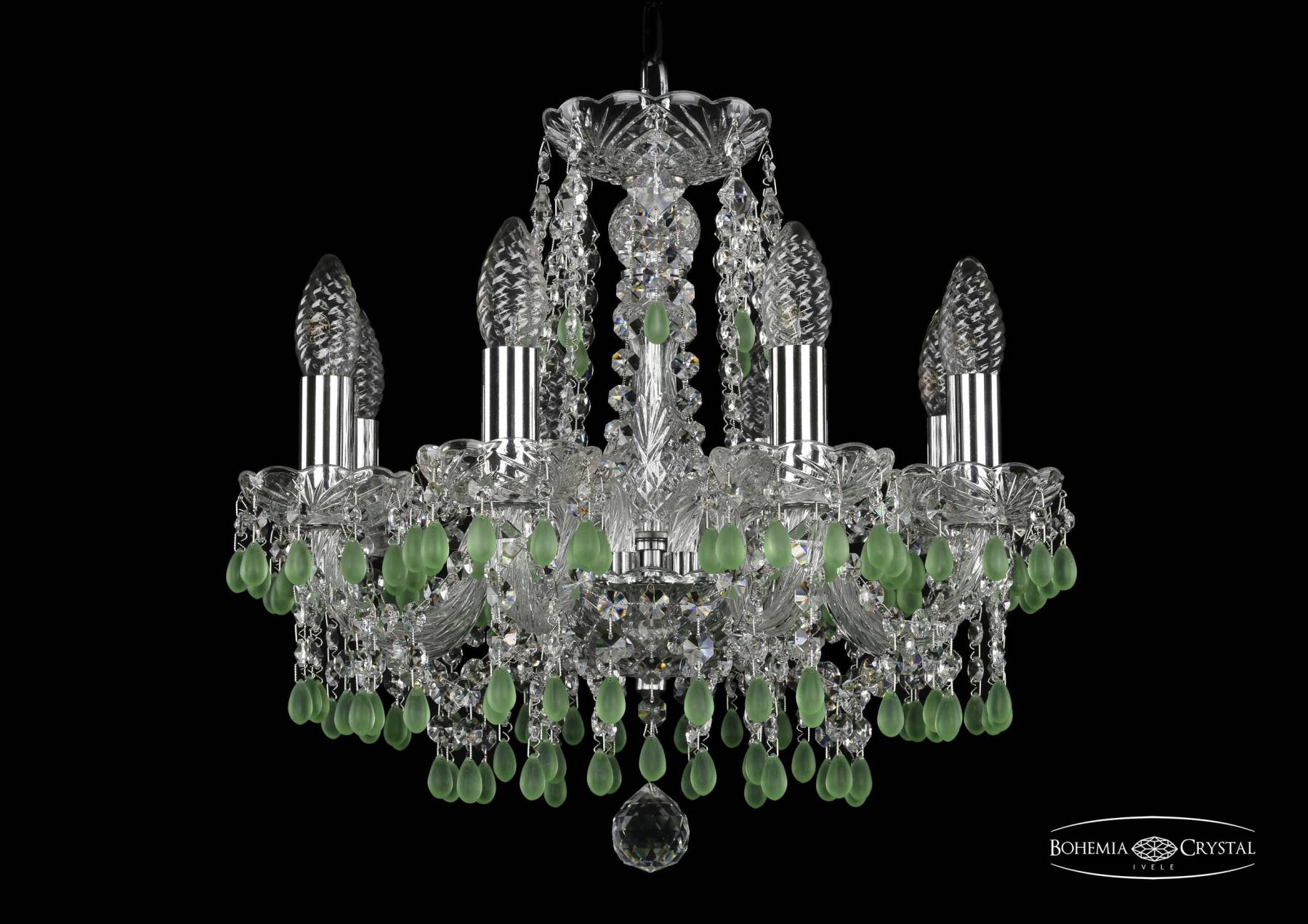 1410/8/141 Ni V5001 Подвесная хрустальная люстра 1410 Bohemia 1410/8/141 Ni V5001