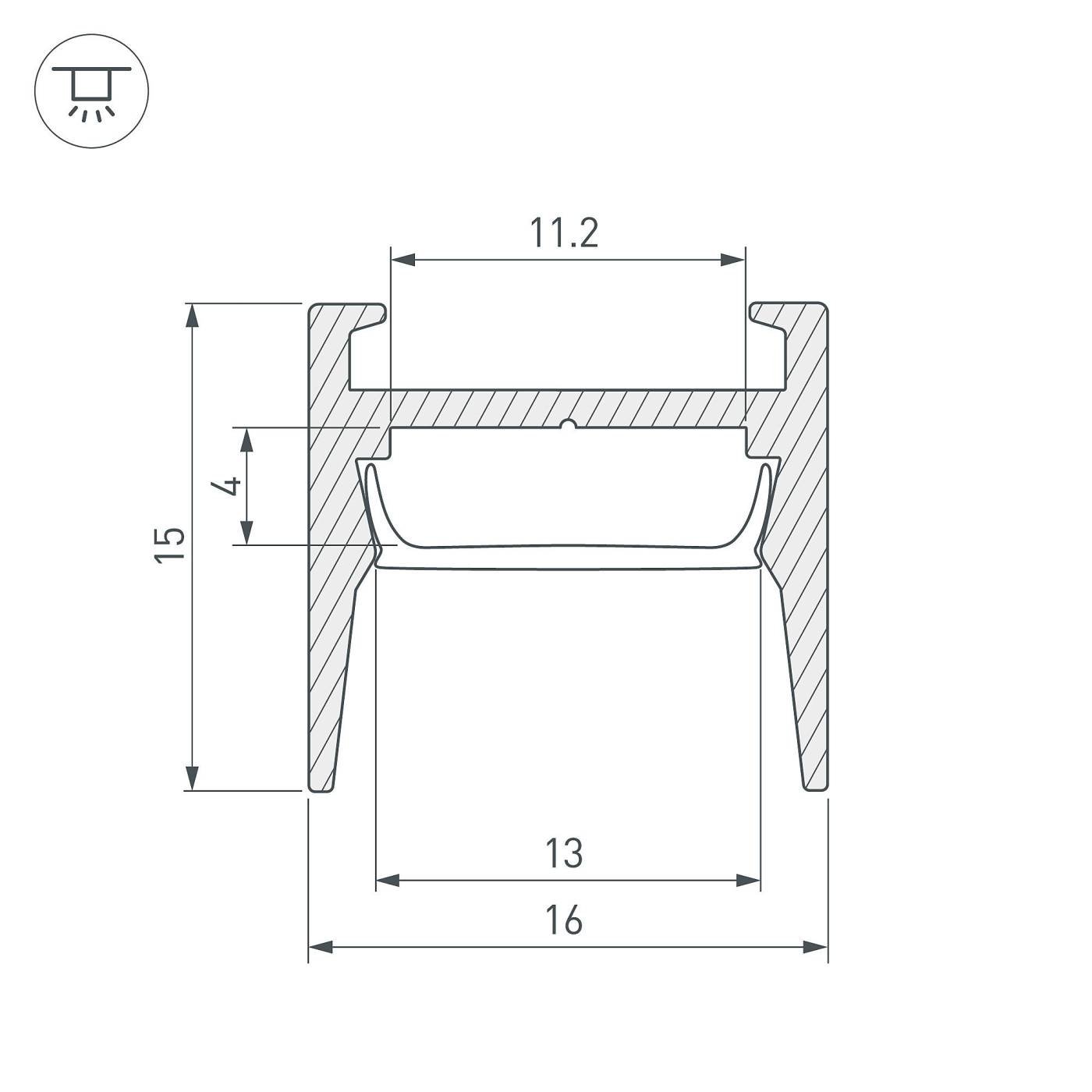 Профиль Arlight Mic 029847