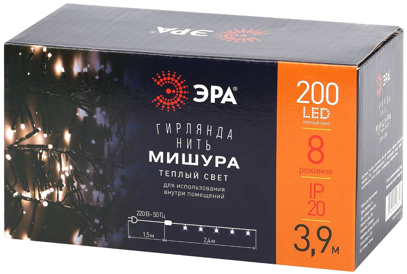 Гирлянда ЭРА Мишура ENIN - GW