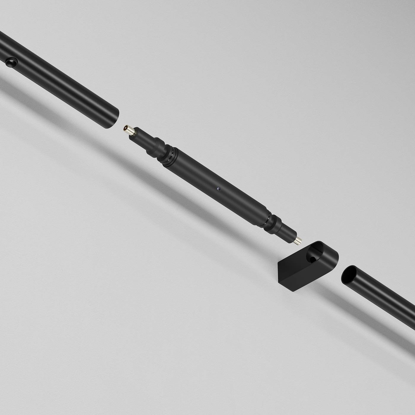 Прямой коннектор для штанговой системы Axity Maytoni Accessories for system Axity CA004RC-B