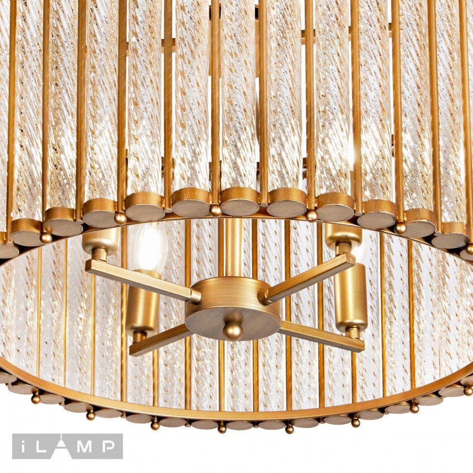 MD0266-4B Antique Люстра подвесная Manhattan iLamp MD0266-4B Antique