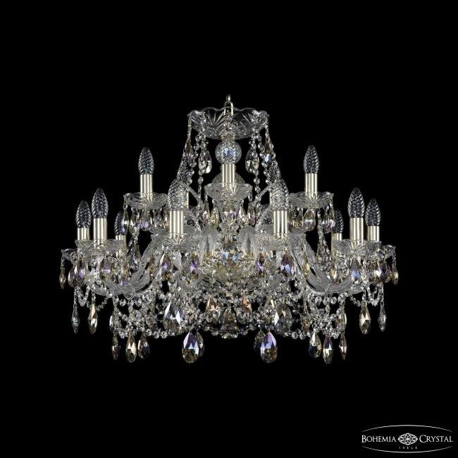 1411/10+5/240 G K801 Подвесная хрустальная люстра 1411 Bohemia 1411/10+5/240 G K801