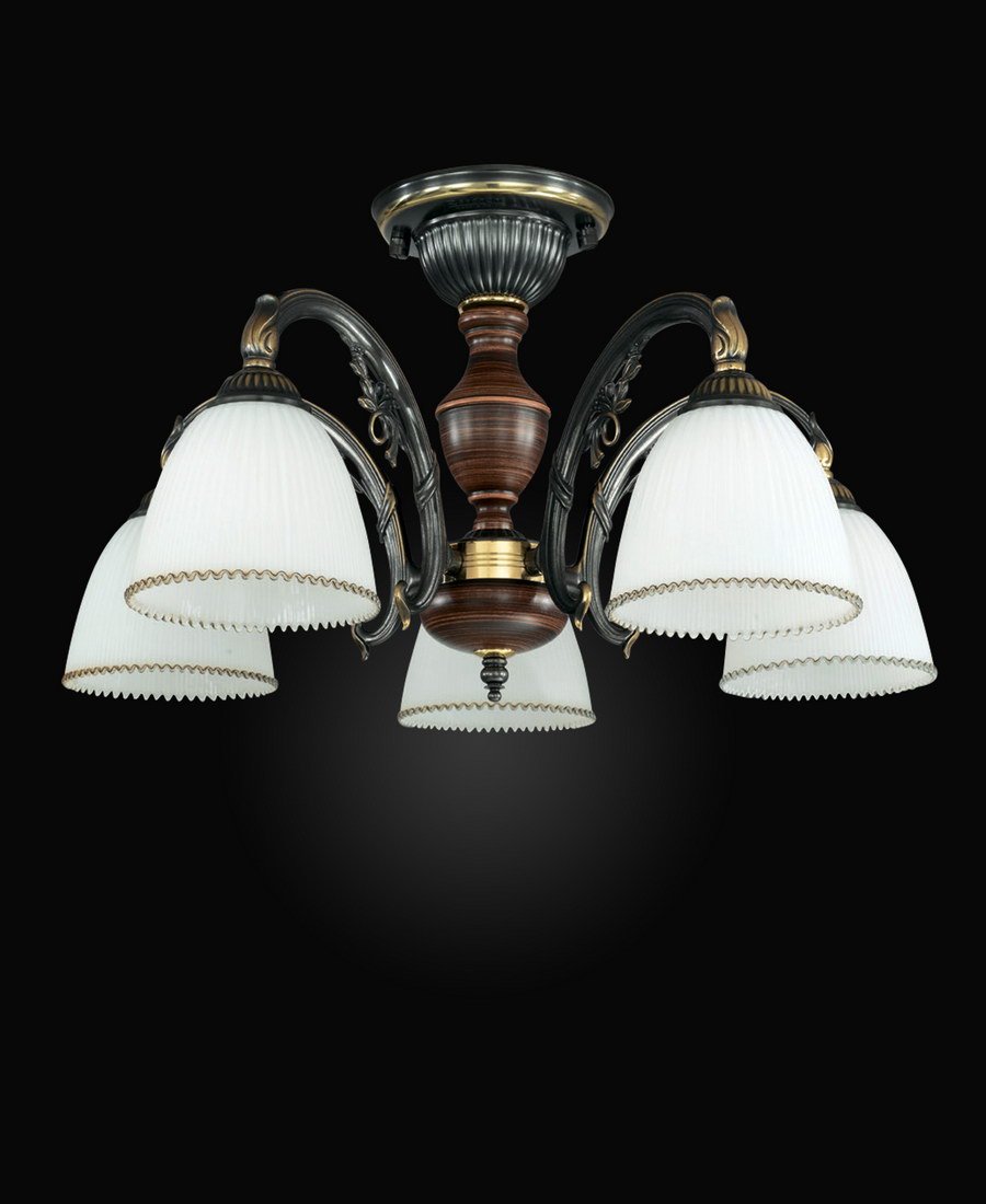 PL 3800/5 Потолочная люстра Reccagni Angelo 3800 PL 3800/5