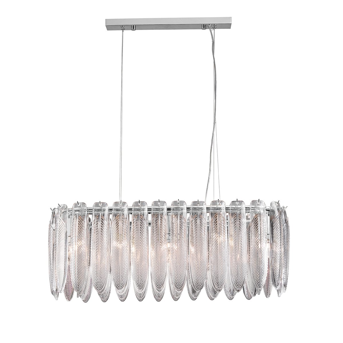 MD22027002-L82 chrome Подвесная люстра Delight Collection Piuma MD22027002-L82 chrome