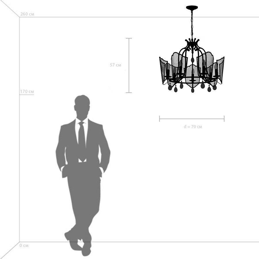 744077 Подвесная люстра Lightstar Castello 744077