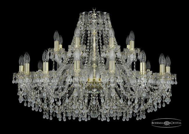 1410/16+8/360 G V0300 Подвесная хрустальная люстра 1410 Bohemia 1410/16+8/360 G V0300
