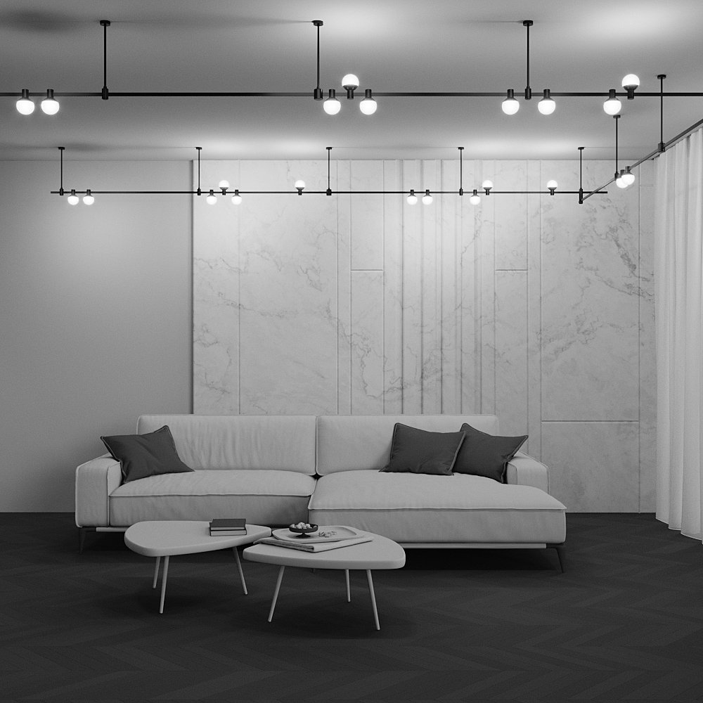 TR149-1-5W4K-B Трековый светильник Maytoni Luna TR149-1-5W4K-B