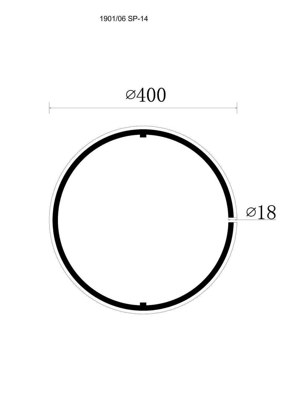 Трековый светильник Divinare Formica 1901/06 SP-14