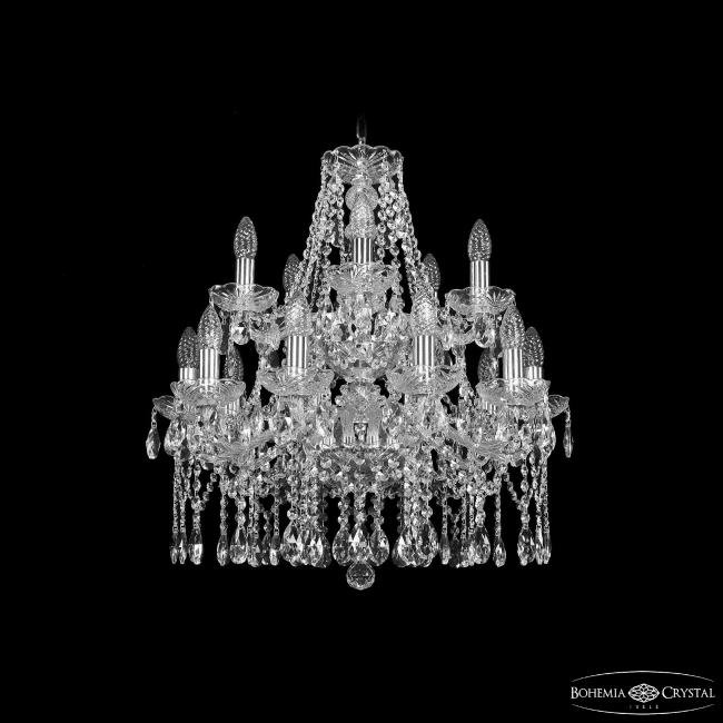 Подвесная люстра Bohemia 1413 1413/10+5/200/2d Ni