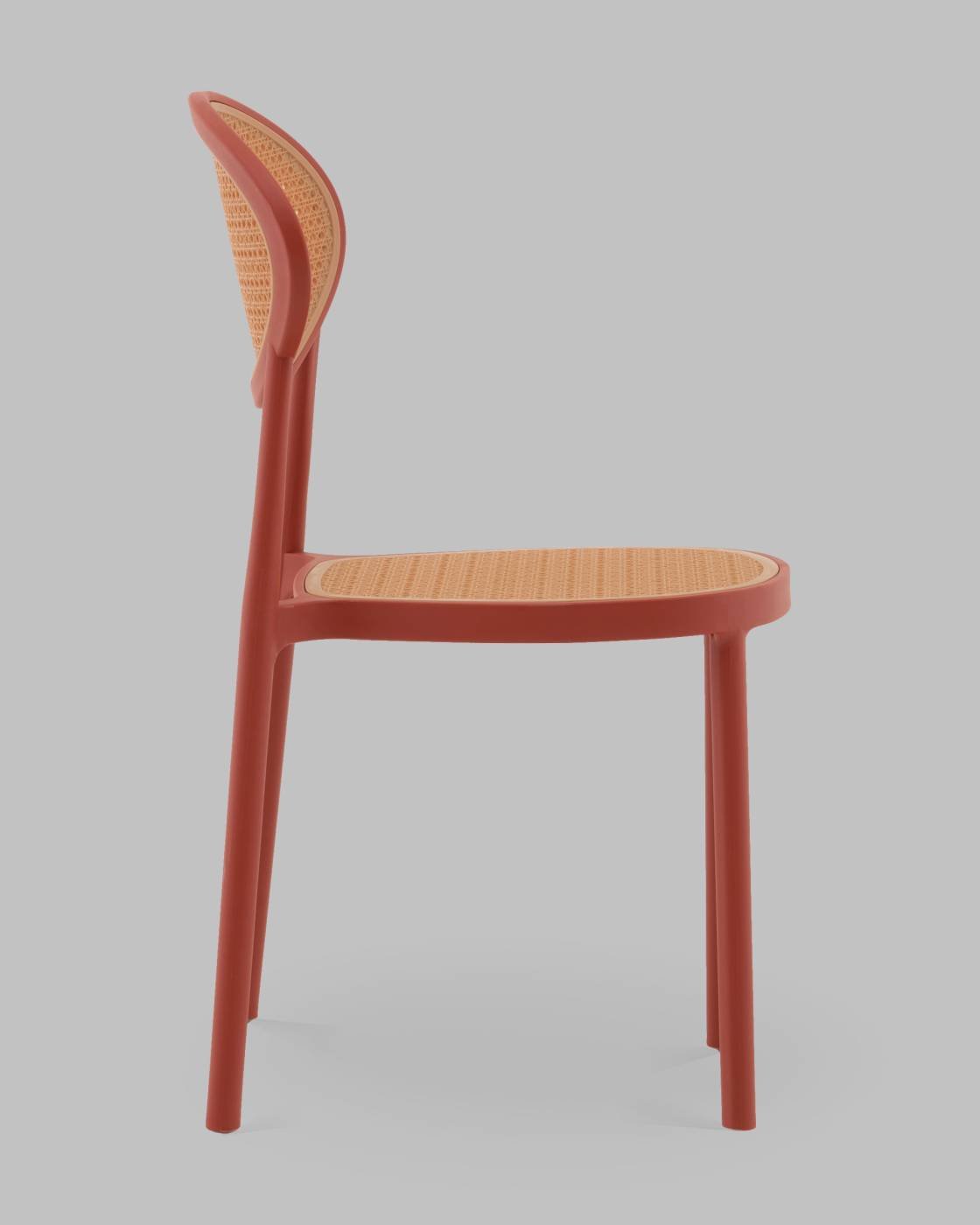 Стул пластиковый Stool Group Junie PP-245 red 36877