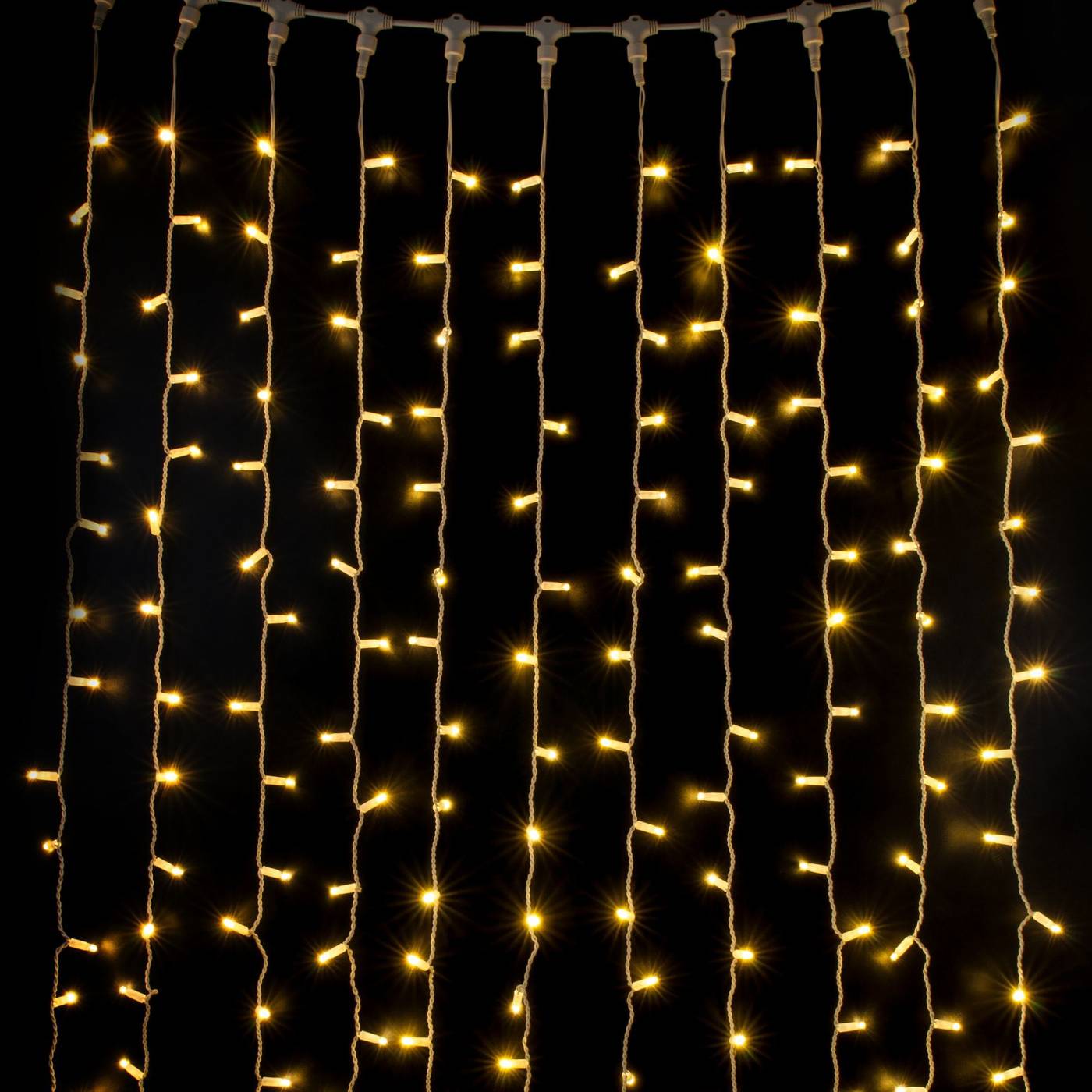 Гирлянда-дождь Eurosvet 200-101 200-101 теплый белый с эффектом мерцания 2*3м IP65