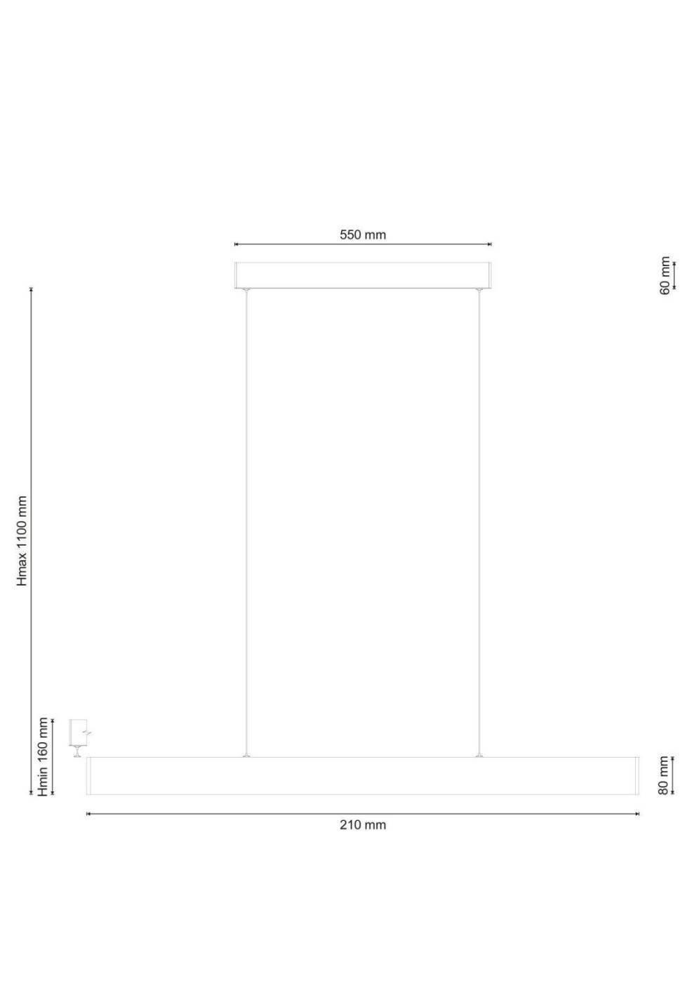 AERO 206.30 nero LED Светильник подвесной Lucia Tucci Aero AERO 206.30 nero LED