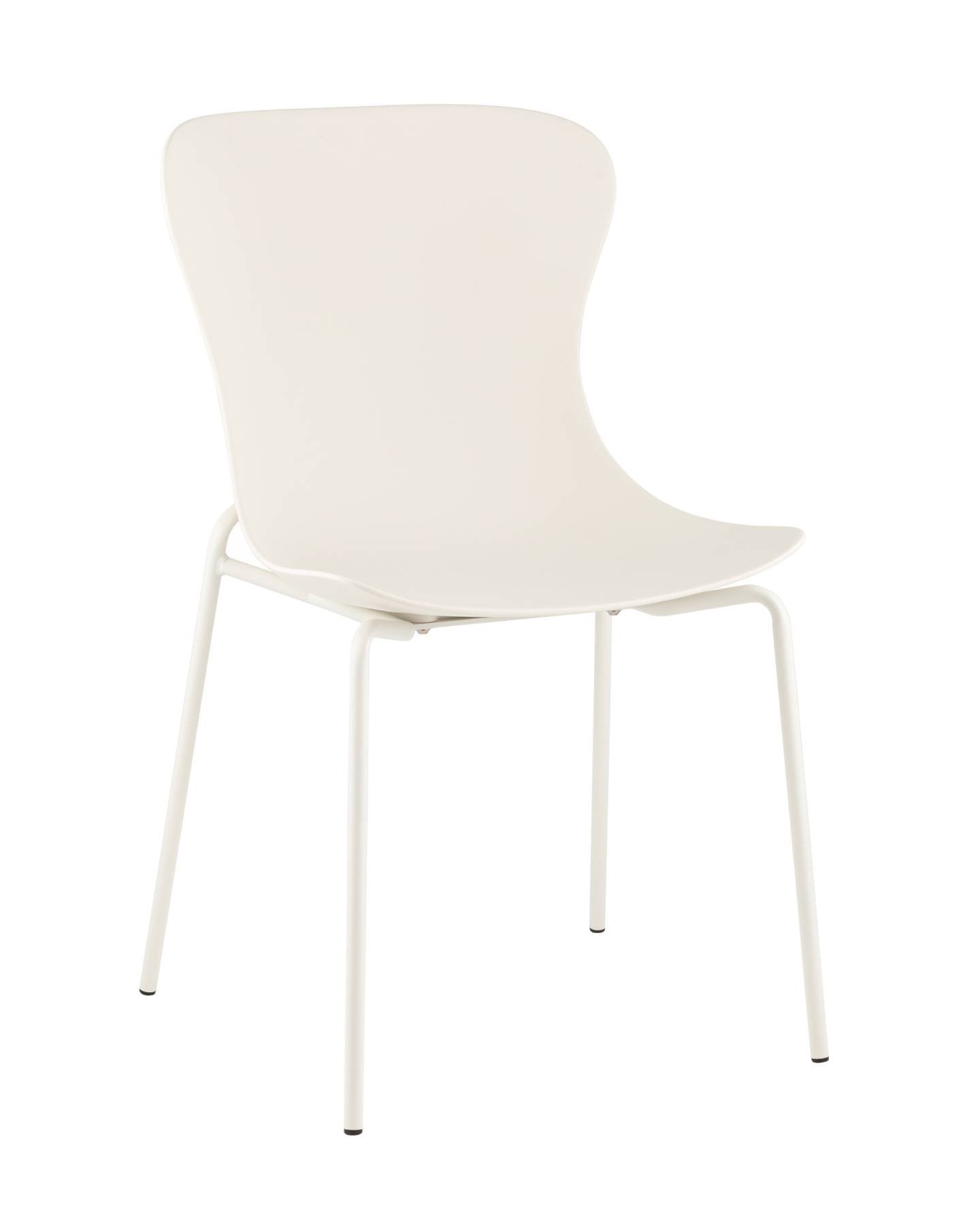D-025A white Стул пластиковый Stool Group Shaya D-025A white