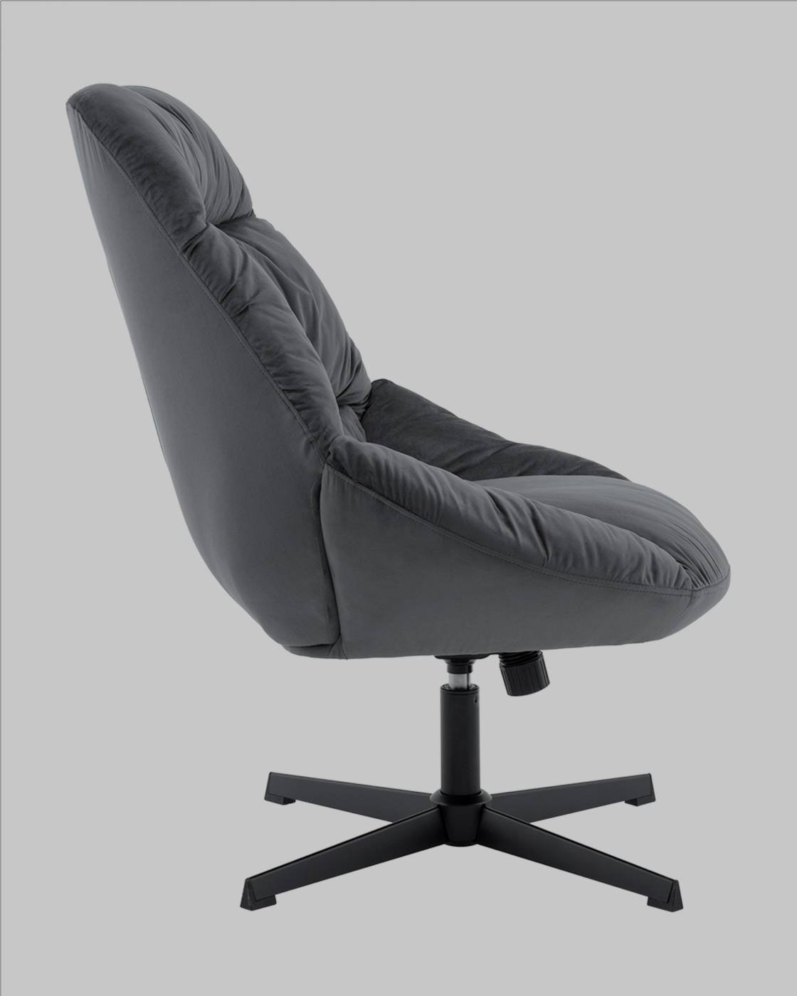 QH-8347KT HLR-21 dark grey Кресло Stool Group Оррелл QH-8347KT HLR-21 dark grey