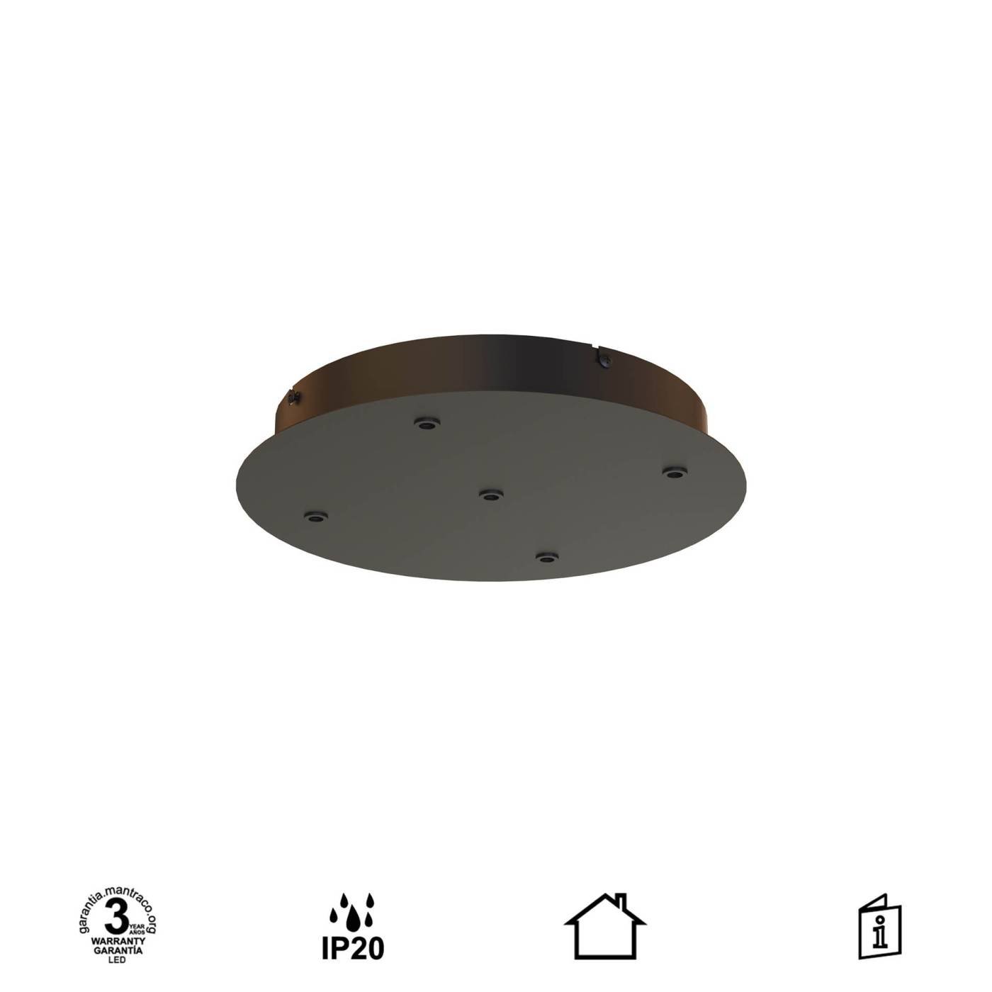 9365 Основание потолочное 5L MODULAR LIGHT FLORONES