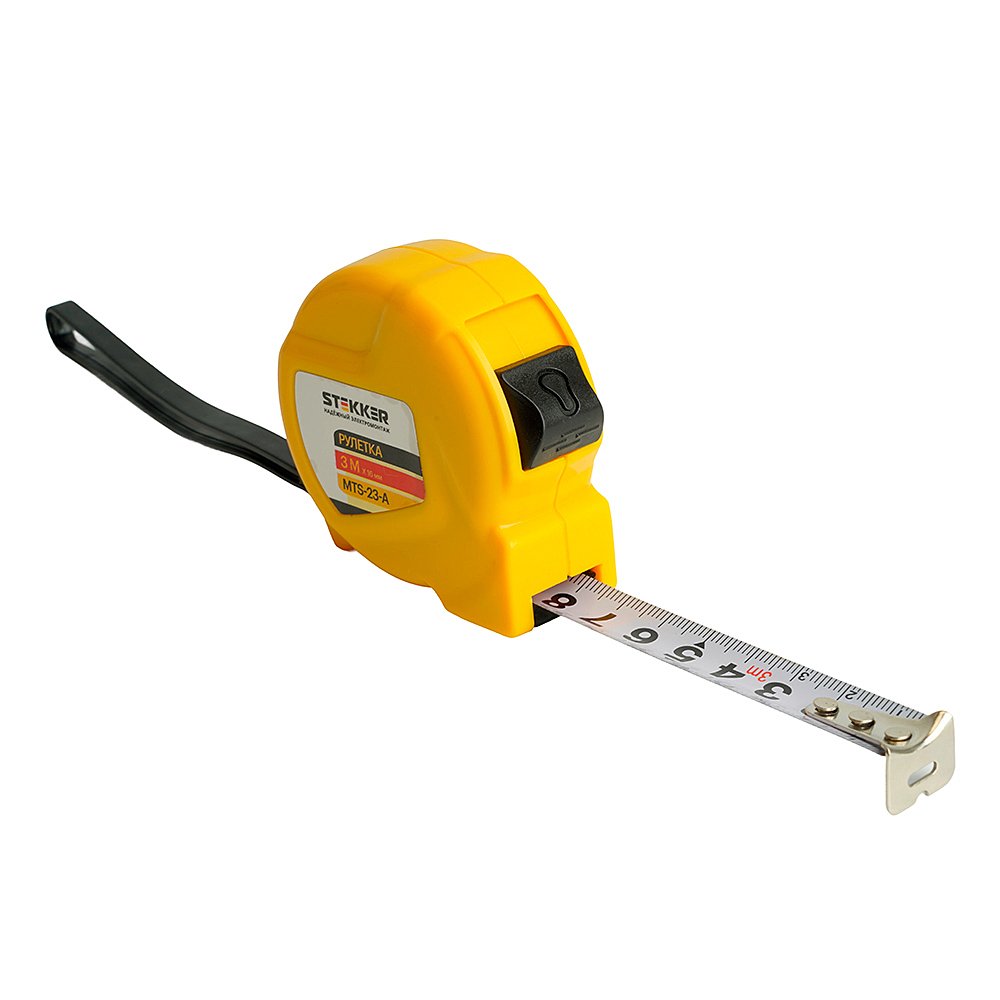 Рулетка, 3 м х 16 мм, Stekker MTS-23-А 50205