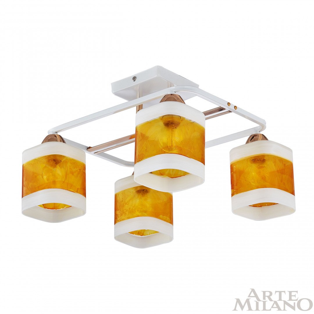 322008/4 WH+FG Потолочная люстра Arte Milano AMALFI 322008/4 WH+FG
