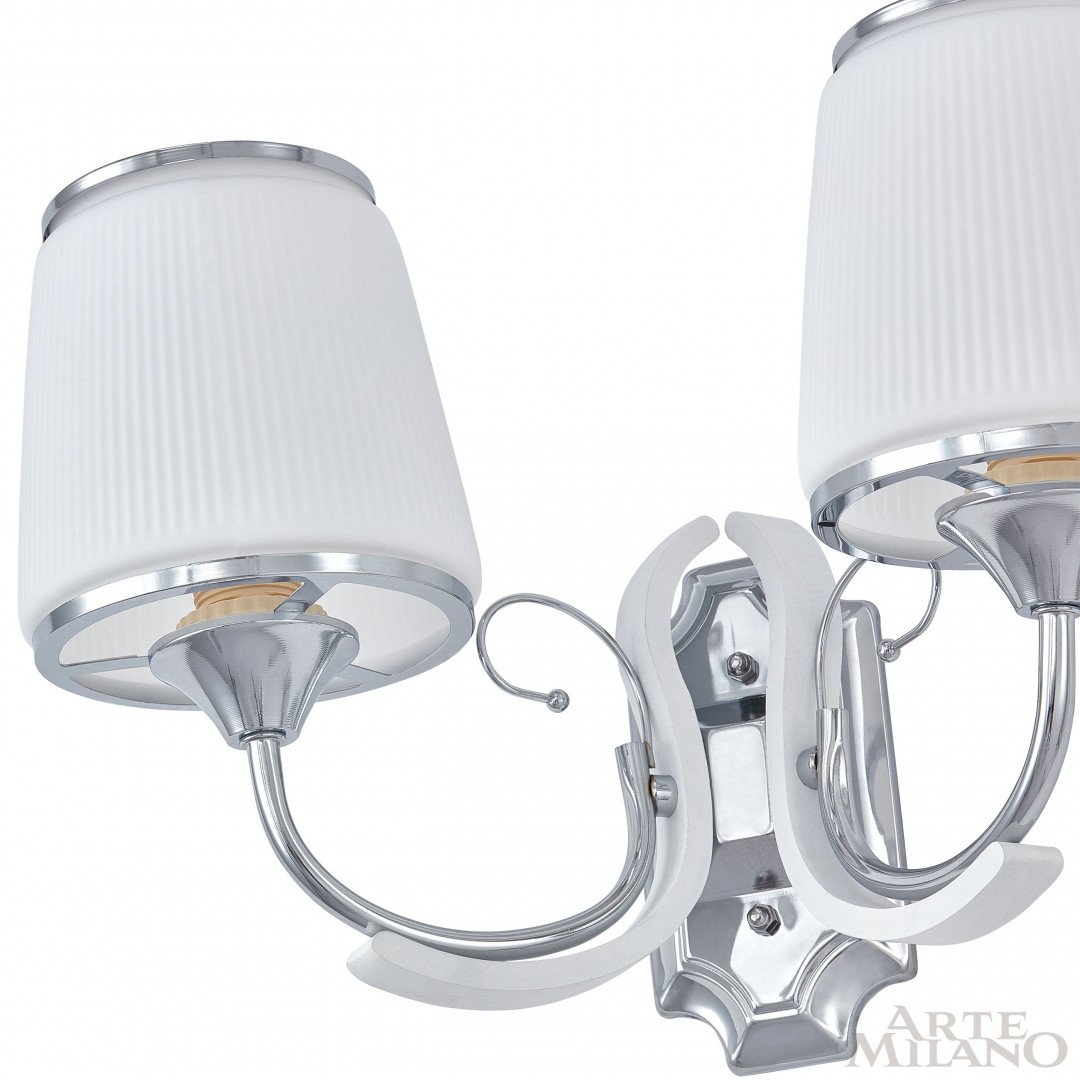 309247/2W Wh/Ni Настенное бра Arte Milano Florentia-9247 309247/2W Wh/Ni