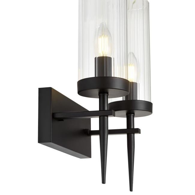 LDW 8022-2 BK+PR Настенное бра Lumina Deco Moratti LDW 8022-2 BK+PR