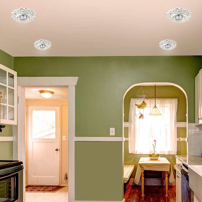 Встраиваемый светильник с узорами Vintage 370025 Novotech