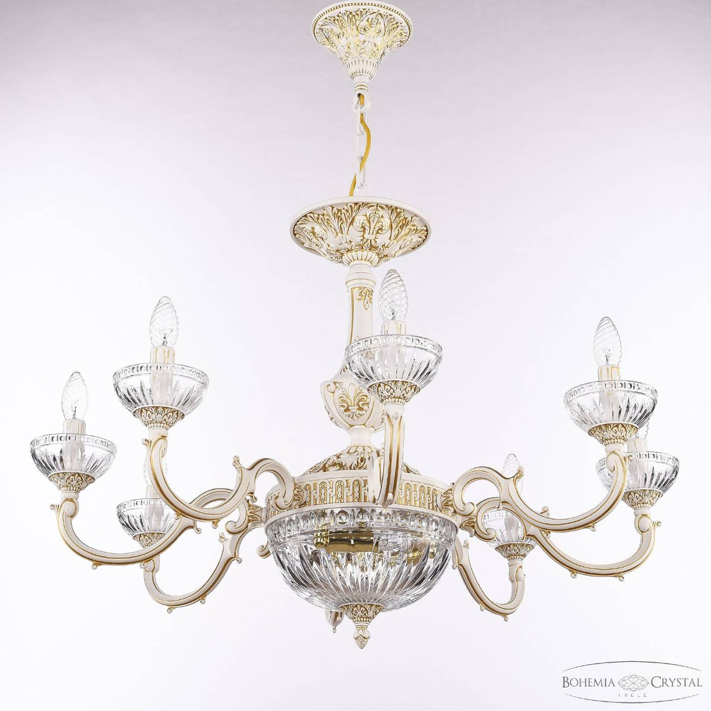 Подвесная люстра Bohemia AL7801 AL78101P/8/250 WMG P Clear/M-1G