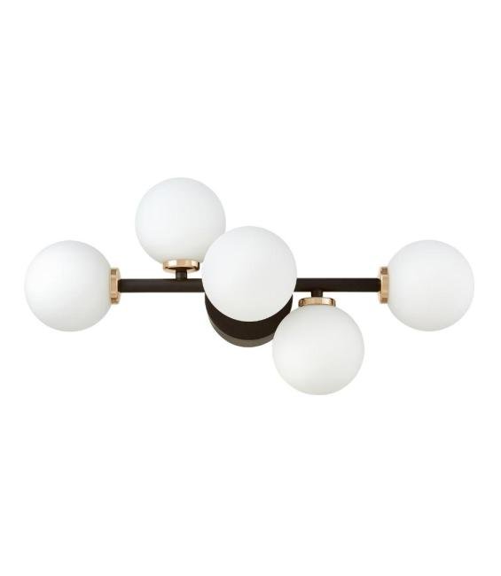 LDW 6033-5 BK+F.GD Настенное бра Lumina Deco Marsiada LDW 6033-5 BK+F.GD