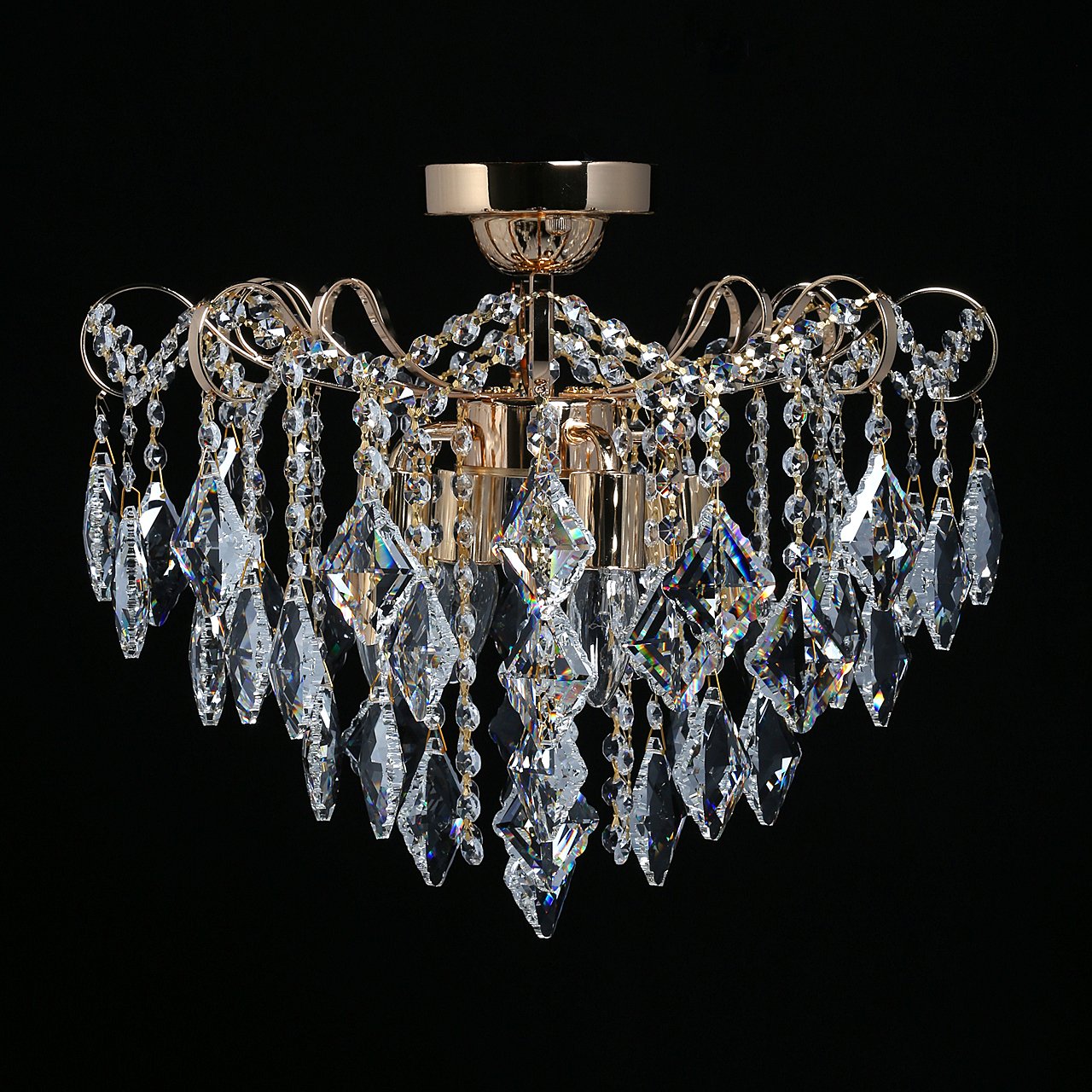 Потолочная хрустальная люстра De Markt Бриз 464019304