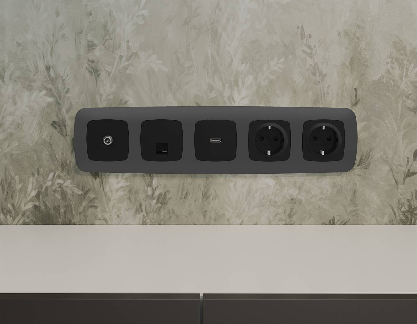 Розетка Ambrella Volt OMEGA MO812005