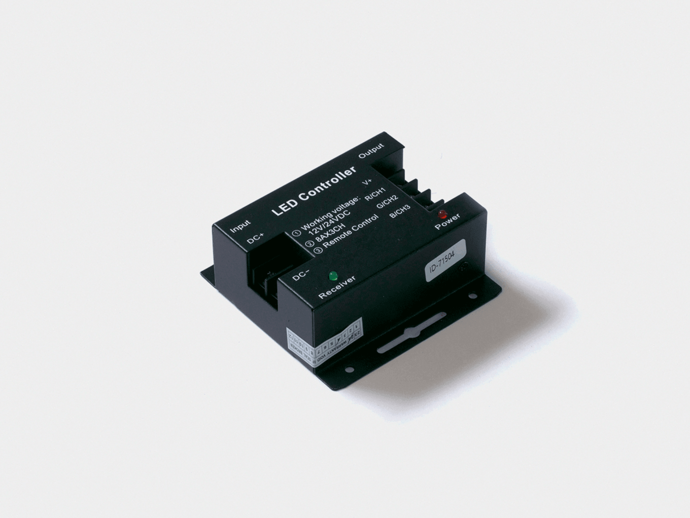 00000000936 Контроллер радио touch DELUCE 24А, 12/24 Вольт, RF-RGB-S-24A, SWG Standard 00000000936