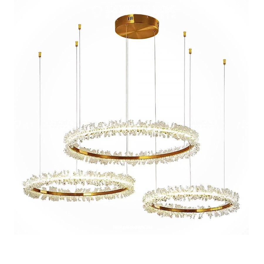 OMK8832-80+60+40 gold (D3339) Подвесная люстра Delight Collection MD-012 OMK8832-80+60+40 gold (D3339)