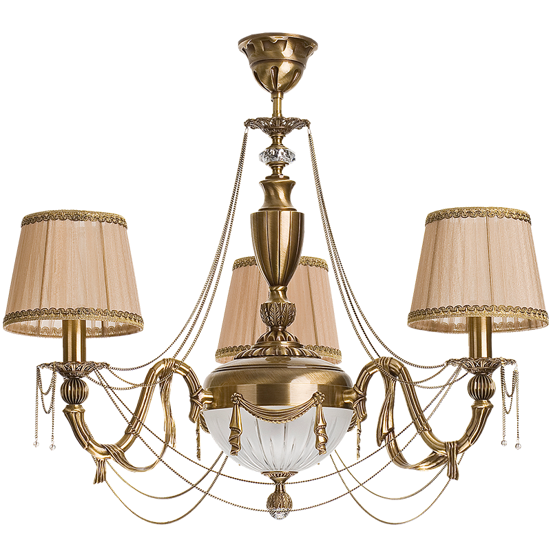 BAC-ZW-3+1(P/A) Потолочная люстра Kutek Baccara BAC-ZW-3+1(P/A)