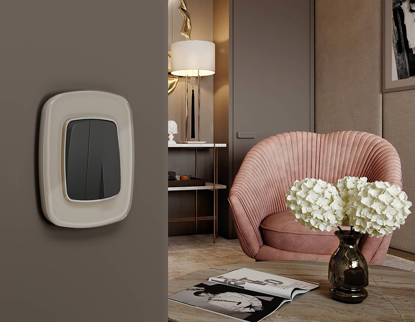 OF350604 Рамка Ambrella Volt Radian Стекло натуральное OF350604