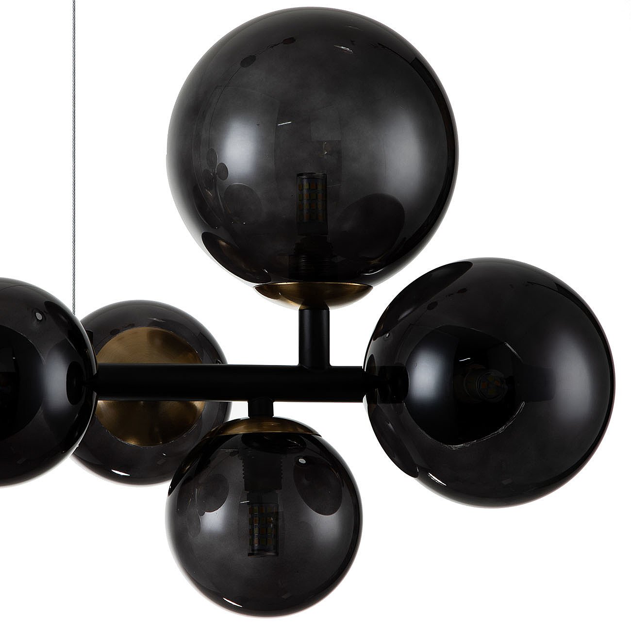 V000196 Подвесная люстра Indigo Molecola 11018/10P Black V000196