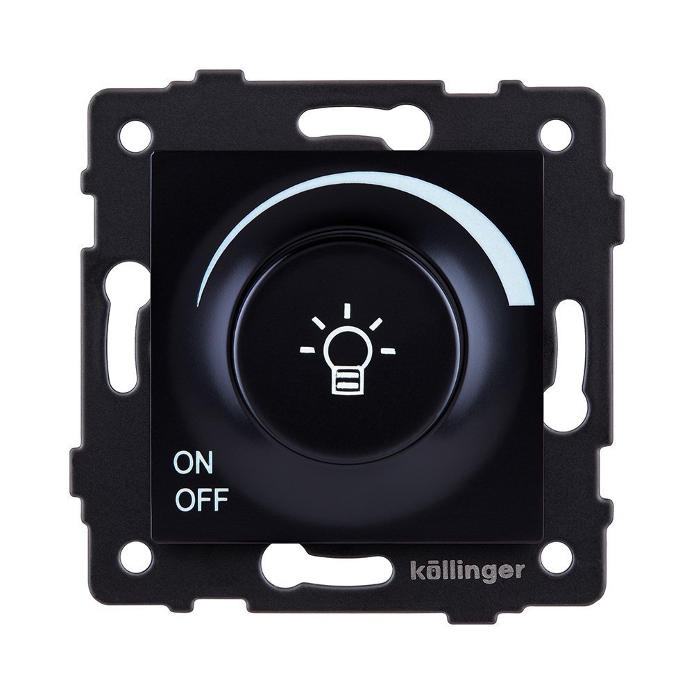 REA-027BK Светорегулятор универсальный 500W, черный Kollinger REA-027BK для Aspekt, Eleganz, Reflex