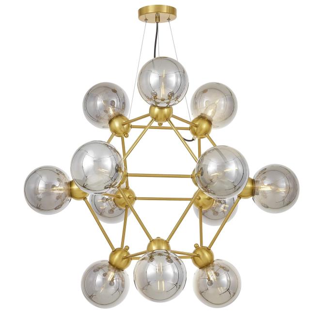 LDP 160N-12 MD+GY Подвесная люстра Lumina Deco Zodiak LDP 160N-12 MD+GY