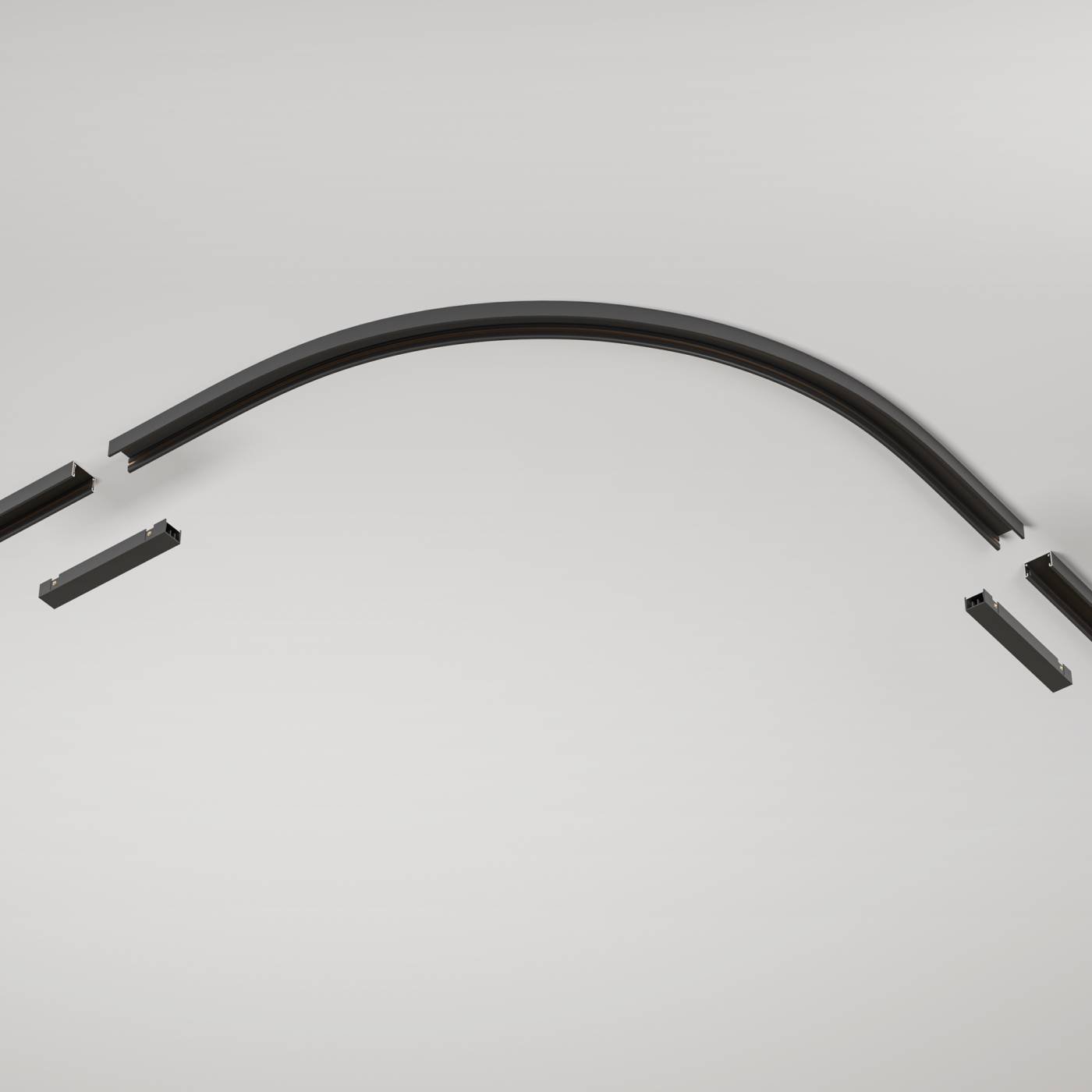 Коннектор радиусный R300 Maytoni Accessories for tracks Basity TRA172CL-R300-11B