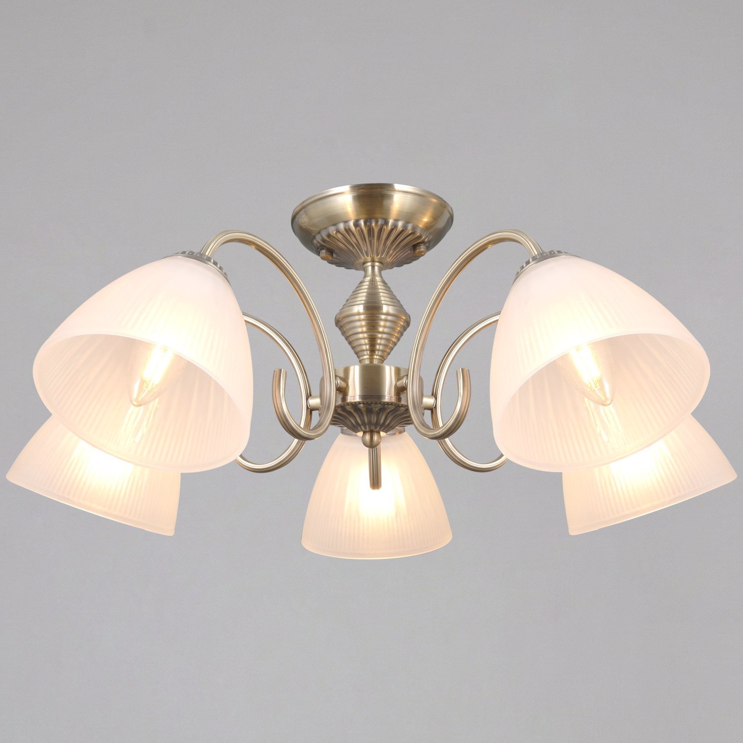 IL0897-5CSQ-26 AB ELITE Потолочная люстра ILLUMICO IL0897-5CSQ-26 AB ELITE