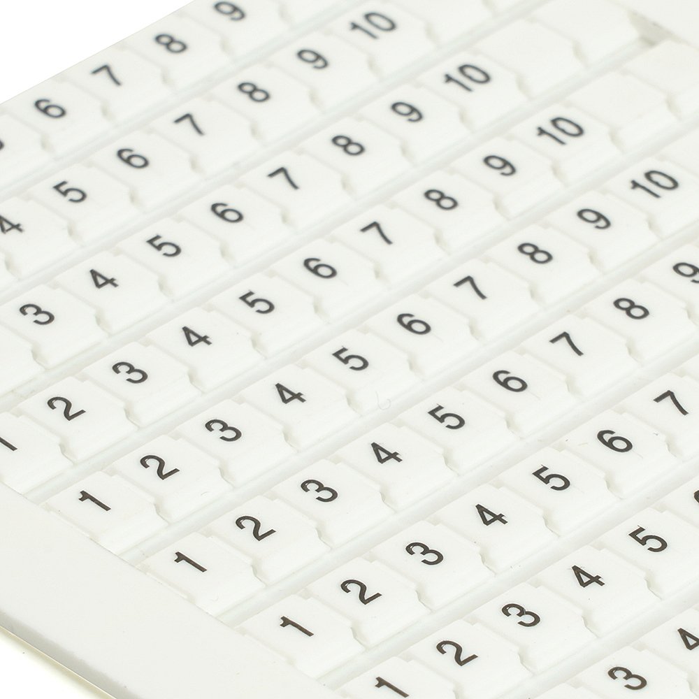 Маркеры для ЗНИ (JXB ST) с нумерацией 1-10 Stekker LD556-5 49210